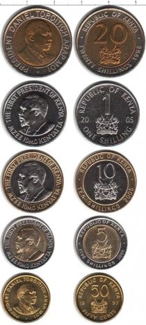 Продать Наборы монет Кения Кения 1997-2005 0 