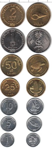 Продать Наборы монет Мальдивы Мальдивы 2007-2012 0 