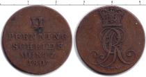 Продать Монеты Брауншвайг-Люнебург-Каленберг-Ганновер 2 пфеннига 1807 Медь