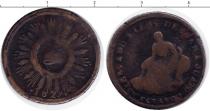 Продать Монеты Мексика 1/8 реала 1829 Медь