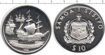Продать Монеты Самоа 10 тала 1992 Серебро