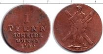 Продать Монеты Ганновер 1 пфенниг 1780 Медь