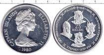 Продать Монеты Каймановы острова 25 долларов 1980 Серебро