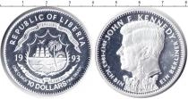 Продать Монеты Либерия 10 долларов 1993 Серебро