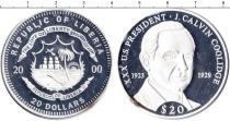 Продать Монеты Либерия 20 долларов 2000 Серебро