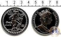 Продать Монеты Гибралтар 1 крона 1996 Серебро