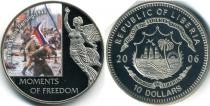 Продать Монеты Либерия 10 долларов 2006 Медно-никель