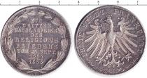 Продать Монеты Франкфурт 1 талер 1855 Серебро
