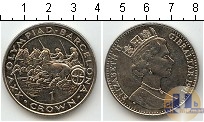 Продать Монеты Гибралтар 1 крона 1991 Медно-никель