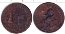Продать Монеты Мексика 1 октаво 1859 Медь