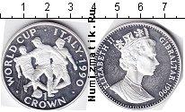 Продать Монеты Гибралтар 1 крона 1990 Серебро