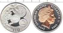 Продать Монеты Острова Кука 10 долларов 2003 Серебро