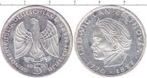 Продать Монеты Германия 5 марок 1970 Серебро