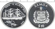 Продать Монеты Самоа 10 тала 1999 Серебро
