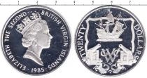 Продать Монеты Виргинские острова 20 долларов 1985 Серебро