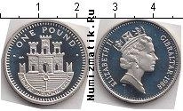 Продать Монеты Гибралтар 1 фунт 1988 Серебро