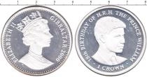 Продать Монеты Гибралтар 1 крона 2000 Серебро