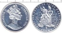 Продать Монеты Гибралтар 1 крона 1993 Серебро