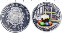 Продать Монеты Конго 1000 франков 2011 Серебро