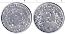 Продать Монеты Джибути 5 франков 1971 Алюминий