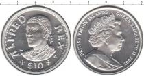 Продать Монеты Виргинские острова 10 долларов 2008 Серебро