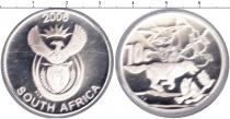Продать Монеты ЮАР 10 центов 2006 Серебро