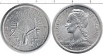Продать Монеты Территория афаров и исса 2 франка 1975 Алюминий