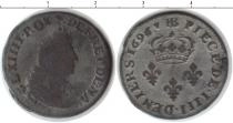 Продать Монеты Франция 4 лиарда 1696 Медь