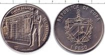 Продать Монеты Куба 1 песо 2001 Медно-никель