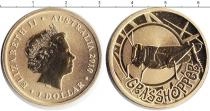 Продать Монеты Австралия 1 доллар 2010 Латунь