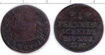 Продать Монеты Брауншвайг-Люнебург-Каленберг-Ганновер 1 пфенниг 1780 Медь