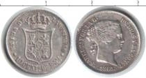Продать Монеты Испания 10 сентим 1865 Серебро