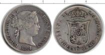 Продать Монеты Испания 40 сентим 1864 Серебро
