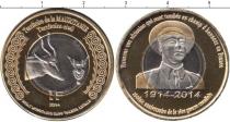Продать Монеты Мавритания 1 франк 2014 Биметалл