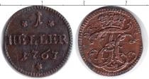Продать Монеты Пруссия 1 хеллер 1763 Медь