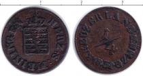 Продать Монеты Саксе-Мейнинген 1/4 крейцера 1831 Медь