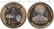 Продать Монеты Чад 1 франк 2014 Биметалл
