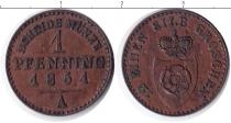 Продать Монеты Шаумбург-Липпе 1 пфенниг 1851 Медь