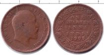 Продать Монеты Индия 1/4 доллара 1905 Медь