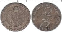 Продать Монеты Пруссия 2/3 талера 1797 Серебро