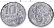 Продать Монеты Франция 10 сентим 1920 Алюминий