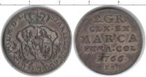 Продать Монеты Речь Посполита 2 гроша 1766 Серебро