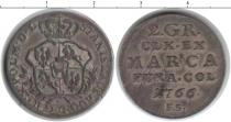 Продать Монеты Речь Посполита 2 гроша 1766 Серебро