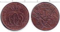 Продать Монеты Вестиндия 1 цент 1905 Медь