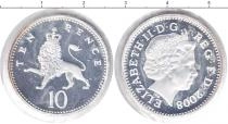 Продать Монеты Великобритания 10 пенсов 2008 Серебро