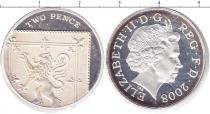 Продать Монеты Великобритания 2 пенса 2008 Серебро