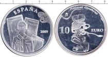 Продать Монеты Испания 10 евро 2009 Серебро