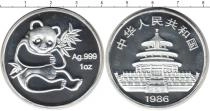 Продать Монеты Китай 1 унция 1986 