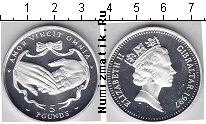 Продать Монеты Гибралтар 5 фунтов 1997 Серебро