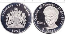 Продать Монеты Великобритания 5 евро 1997 Медно-никель